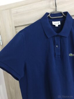 LACOSTE / pánska polokošeľa XXL - 7