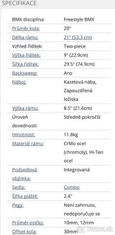 Mafia Superkush 20” freestyle BMX - 7