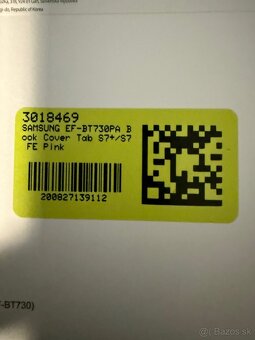 Predám EF-BT730PBE Samsung Book Pouzdro pro Galaxy Tab S7+/S - 7
