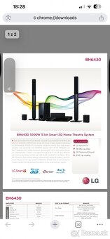 3D blu-ray home cinema BH6430 - 7