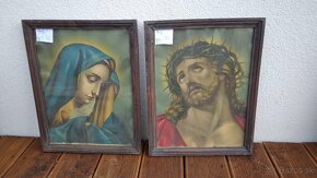 Predám starožitné náboženské obrazy- cena za kus 16 EURO - 7