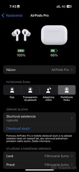Predám slúchadla Apple AIRPODS 2 PRO - 7