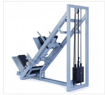 Hacken drep-legpress na tehly - 7