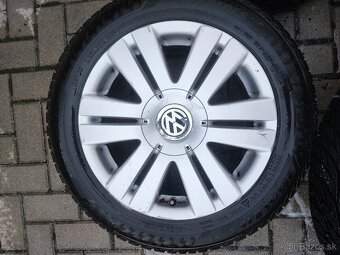 Predám zimné obutie na vw 205/55R16 rozteč 5x112R16 - 7