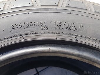235/65 r16c letné pneumatiky 4ks Michelin DOT2021 - 7
