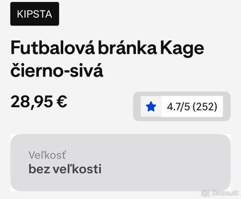 Futbalová bránka - 7