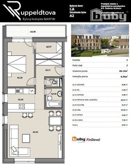 2 izbový byt na prenájom v novostavbe, Martin širšie centrum - 7