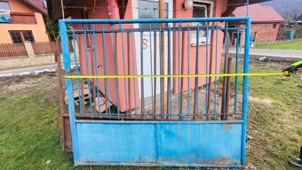 Brána dvojkrídlová 4m, pevná zváraná - 7