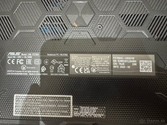 ASUS TUF Gaming F17 (FX706H) – RTX 3060 - 7