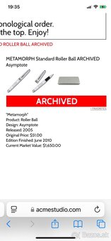 Guličkové luxusné pero ACME - 7