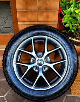 zimné alu R16 5x112, pneu FALKEN 195/60, Mini + BMW, TOP - 7
