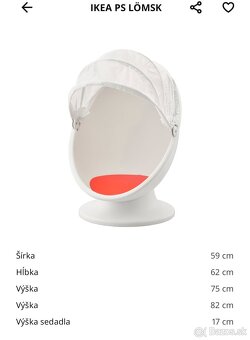 IKEA Otočné kreslo PS LOMSK - 7
