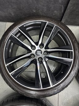 ✅ 5x112 r19 Seat leon Cupra bicolor top stav pneu 2024 rok - 7