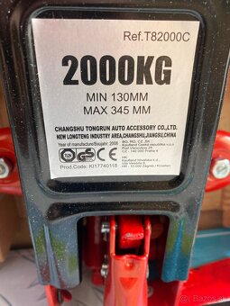 Pojazdný zdvihák 2000kg 130-345mm nový - 7