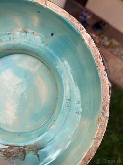 Obrovský majolikový kvetináč - 7