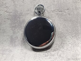 Vojenské krásné dělostřelecké švýcarské stopky Lemania. - 7