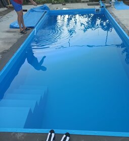Zváranie bazénov, kúpacích a záhradných jazierok PVC fóliami - 7