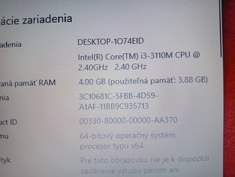 predám ntb HP / Intel core i3 / 4gb ram / ssd disk / HDMI- - 7