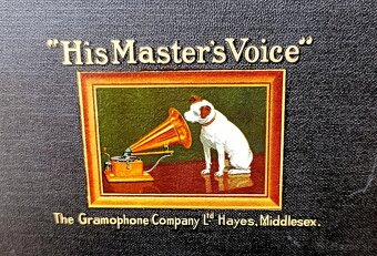 His Master’s Voice - starožitný gramofon na kliku ze 20. let - 7