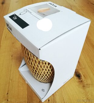 Ikea BÖJA ratanová lampa (tienidlo) - 7