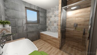 4 izbové bungalovy so zastrešenými terasami v Lehniciach - 7