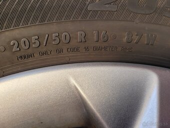 HLINIKOVE DISKY ORIGINAL OPEL 5x110 BERTONE 205/50 R16 LETNE - 7