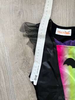 🎃 Farebné dievčenské šaty na Halloween + čelenka - 7
