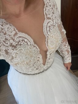 Predám Svadobné šaty - 7