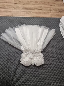 Popolnočné biele šaty - 7