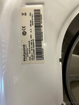 Predám slim práčku Hotpoint Ariston - 7