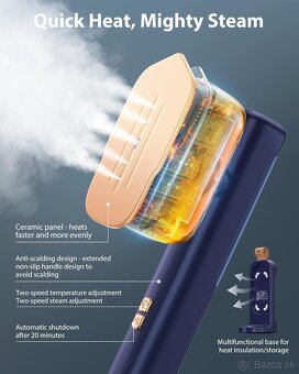 Cestovná naparovacia žehlička 2v1 - 7