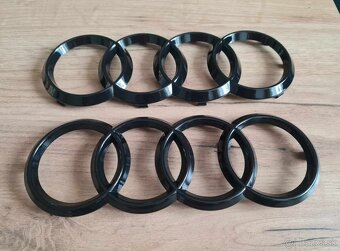 AUDI Čierne lesklé znaky - 7