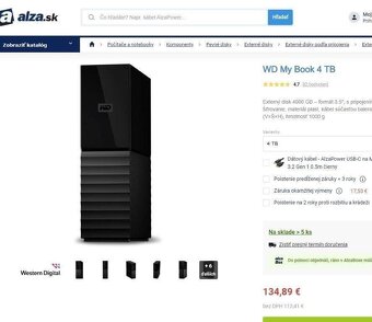 4/ 6/ 8TB Seagate Backup Plus Hub / WD My Book - 7