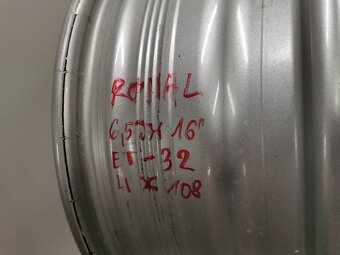 6,5J R16 4x108 ET32 alu disky Peugeot, Opel - 7