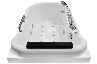 M-SPA - 1683 Pravá kúpeľňová vaňa s hydromasážou 140 x 87 x - 7