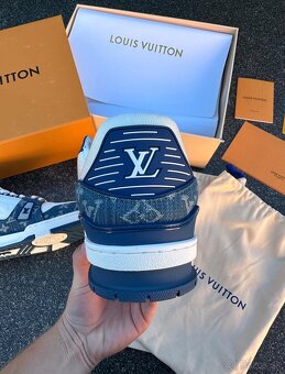 Louis Vuitton tenisky blue komplet balenie - 7