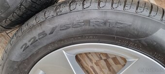 Predám Škoda Ratikon 5x112 7Jx17 Pirelli letné 225/55r17 - 7