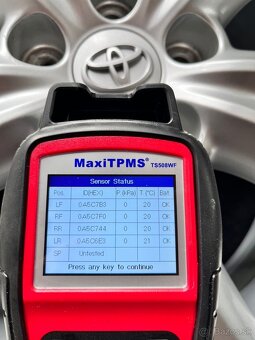 5x114,3 R18 Originál Alu Toyota RAV4 4.Generace - Senzory - 7