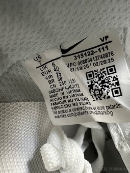 EU40 Tenisky Nike AirForce 1 White Low - 7