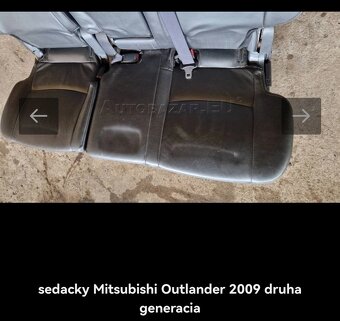 Sedacky Mitsubishi Outlander 2 generacia, 1 facelift 2009 - 7