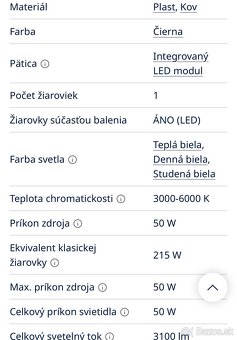 Stropná LED lampa Brilagi s dialkovým ovládaním - 7
