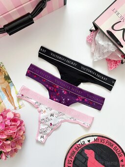 Victoria’s Secret Pink tanga nohavičky XS - 7