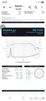 2x Beyma SM 112 N reproduktor - 7