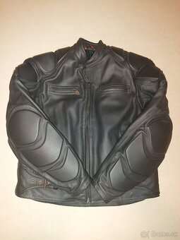 Koženná vesta,koženné nohavice,bunda,moto čižmy - 7