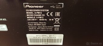 Predám minisystém Pioneer X-PM12 - 7