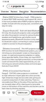 Toptro Tr82 projektor - 7