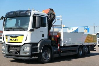 MAN TGS 26.440 LL-6x2–Valník+HR-Palfinger PK 22002–EURO 6 - 7