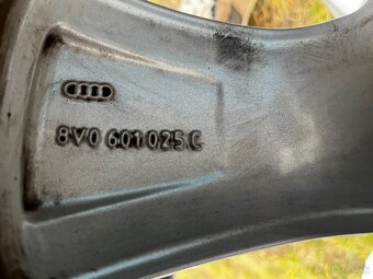 Original Audi disky s letnymi pneu 205/50 R17 - 7