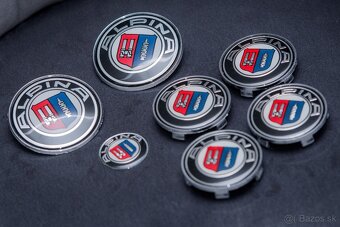 BMW znak krytky emblem kufor kapota kolesa volant - 7