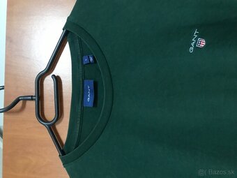 NOVÉ GANT originál vojenská zelena pánske tricko L/XL - 7